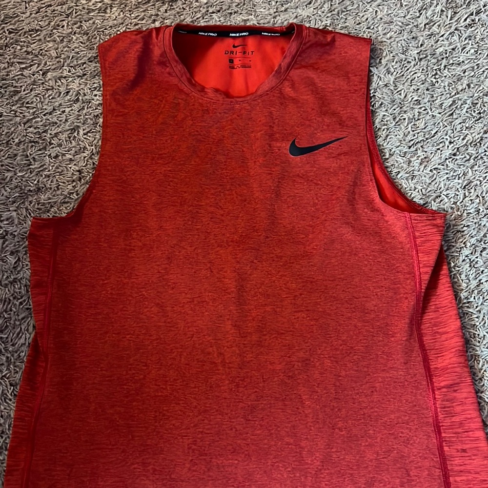 Men’s Red Nike Athletic Tank